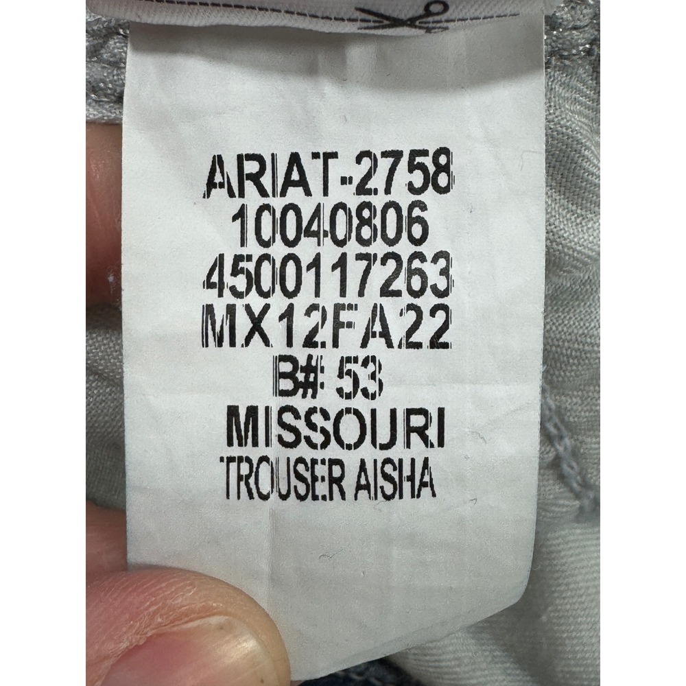 Ariat Womens Trouser Aisha Wide Jeans 26R Meas: 26x32.5 - Picture 6 of 9